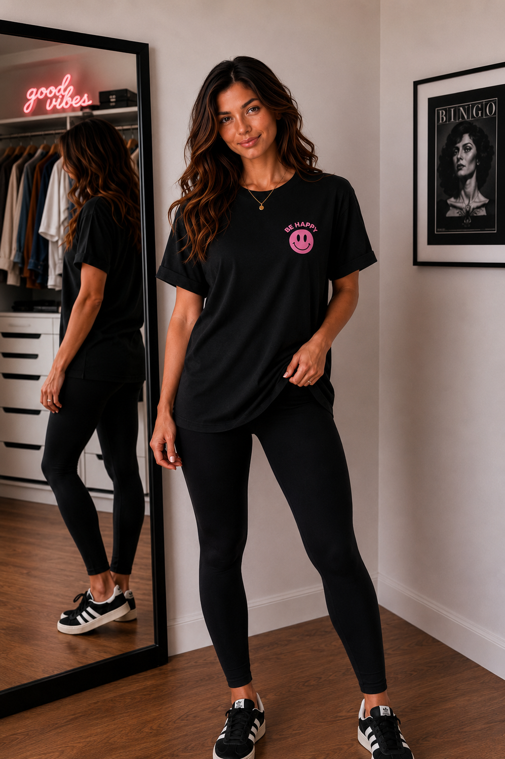 Be Happy Smiley T-Shirt