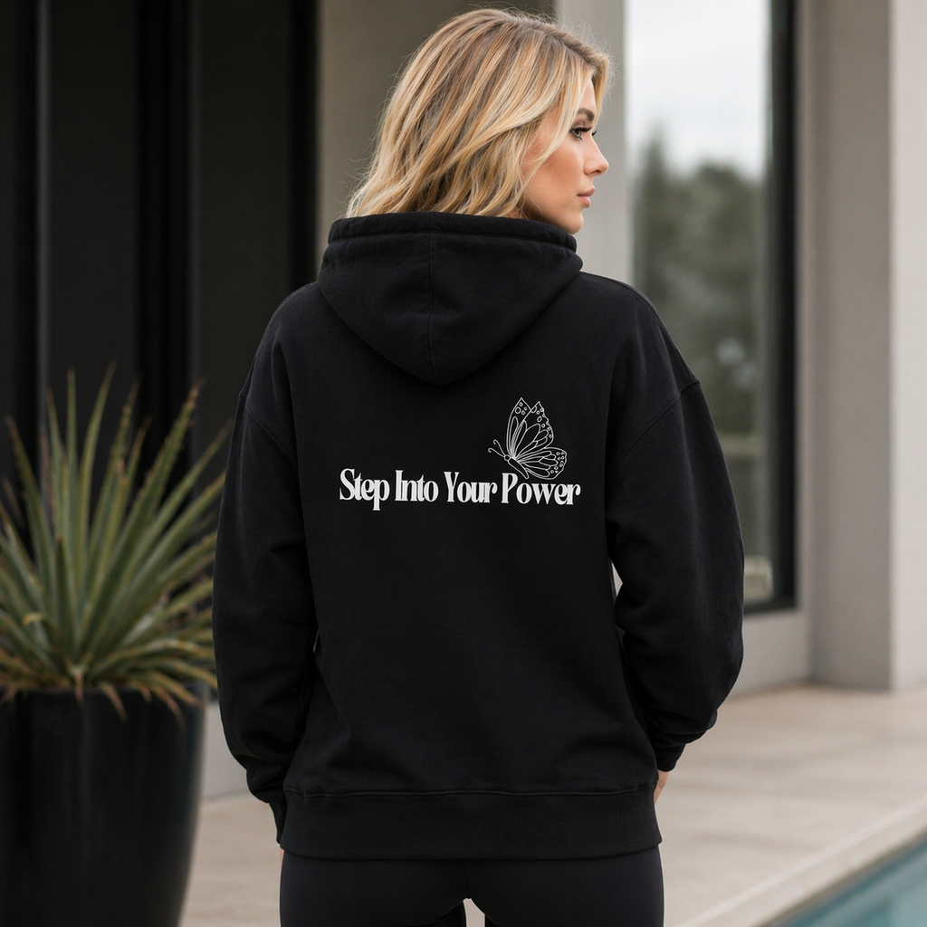 Step Into Your Power Butterfly Hoodie