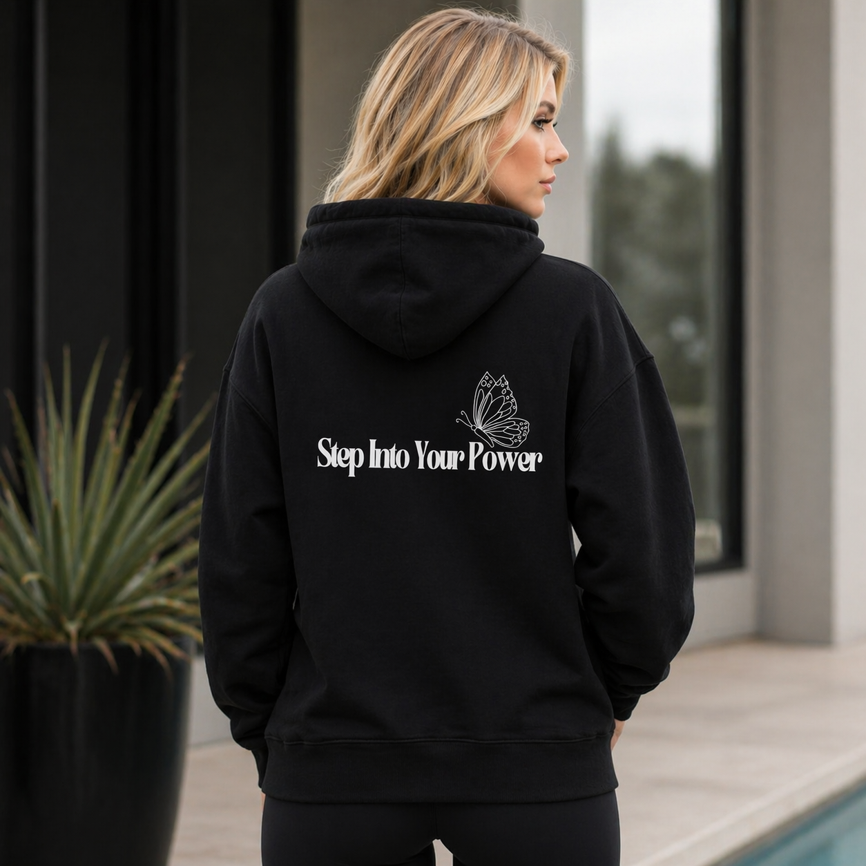 Step Into Your Power Butterfly Hoodie